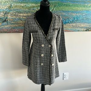 Double breasted plazacore coat dress